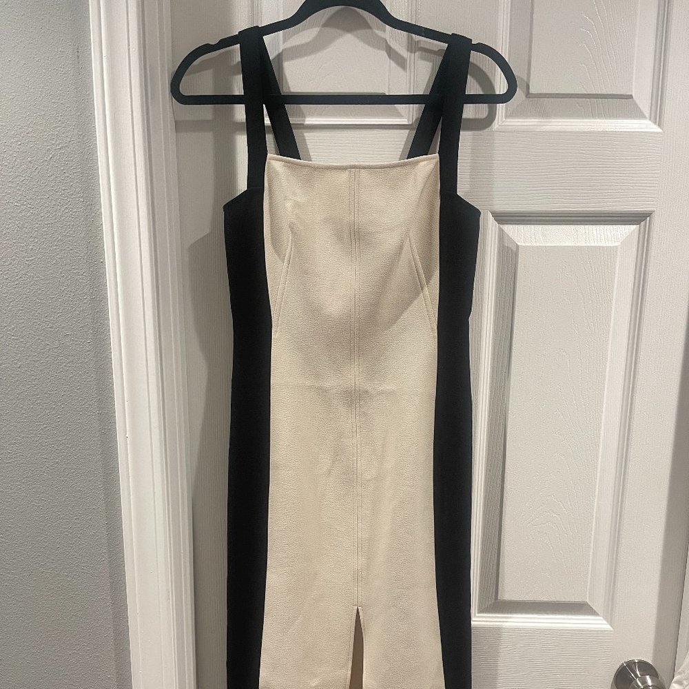 C/MEO Collective elegant long dress black and white size S